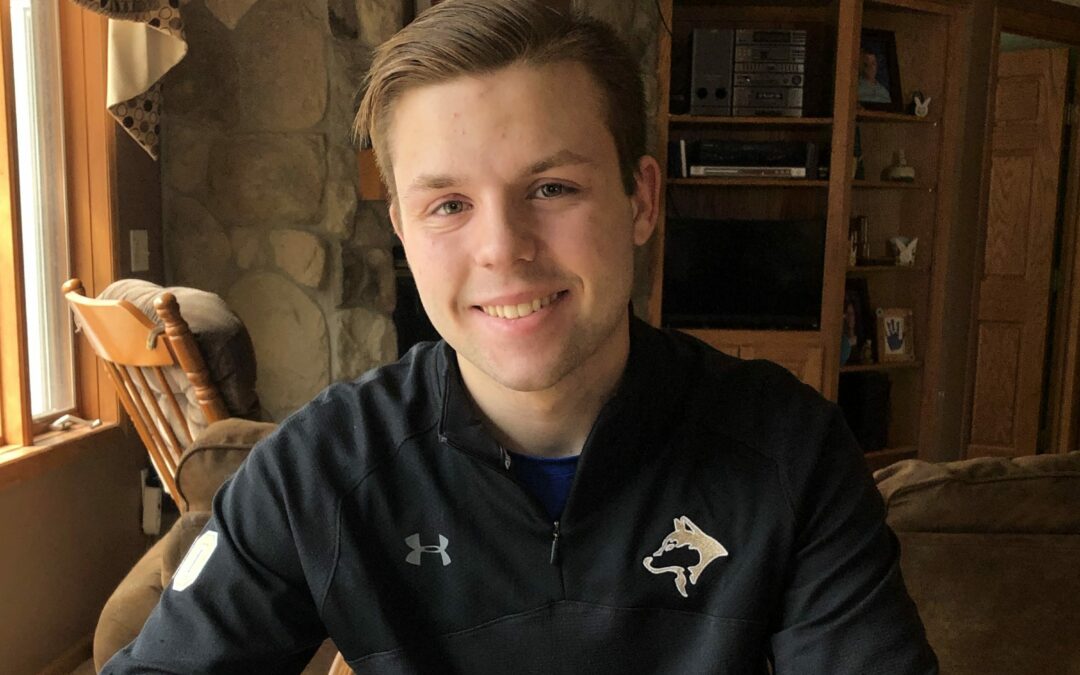 Black Bears Tender Goalie Ben Fritsinger