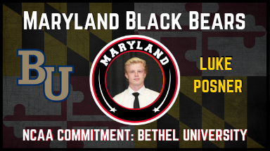 Maryland Black Bears Forward Luke Posner Commits to Bethel University