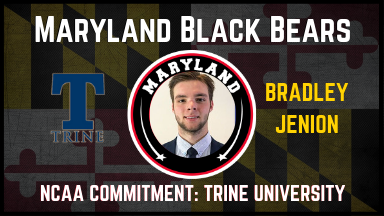 Recent Black Bears Alum and Junior Hockey Graduate, Bradley Jenion, Commits to Trine University