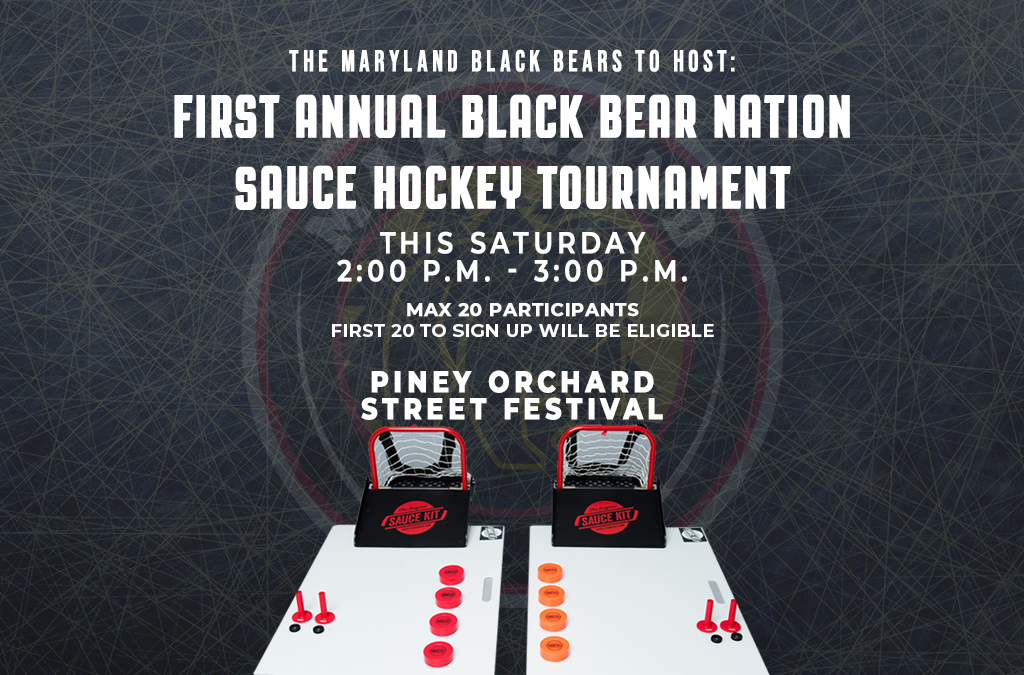 Black Bear Nation Sauce Hockey Tournament