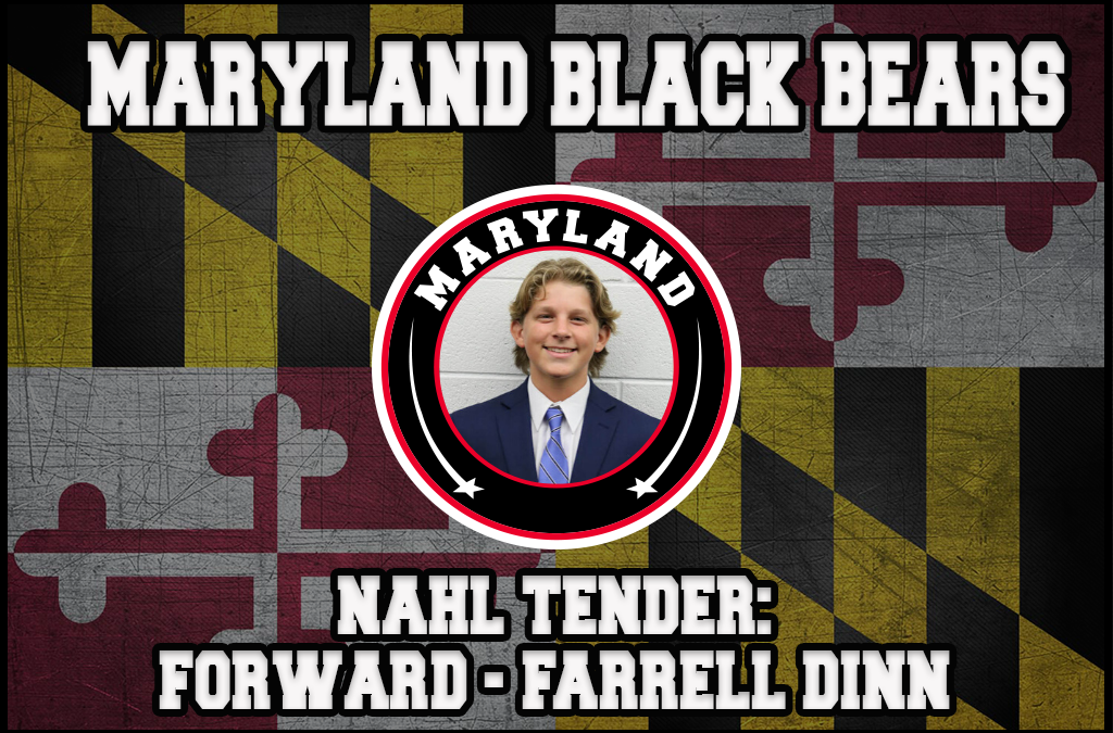 Black Bears Tender Team Maryland’s Farrell Dinn