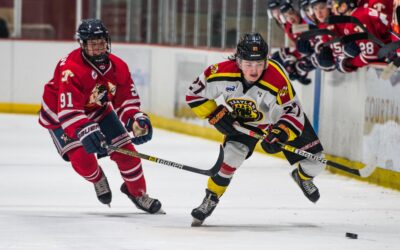 Oleksiuk Lifts Black Bears Over Tomahawks in Overtime