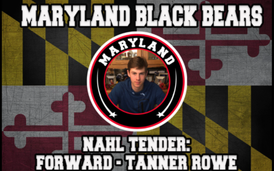 Black Bears Tender Forward Tanner Rowe from Calumet High School and Soo Indians