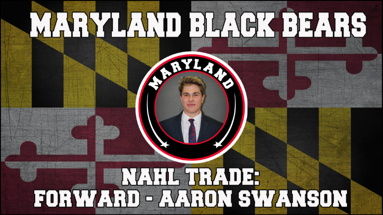 Black Bears Acquire Forward Aaron Swanson from Springfield Jr. Blues for Forward Ethan Heidepriem
