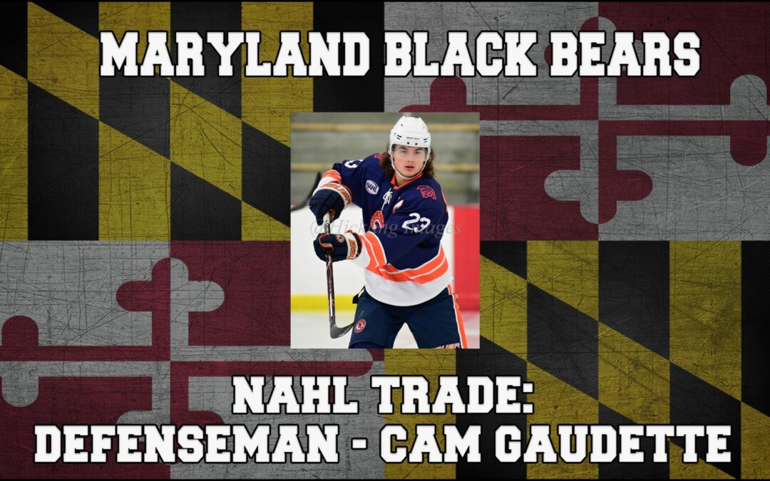 Black Bears Acquire Defenseman Cam Gaudette from Northeast Generals