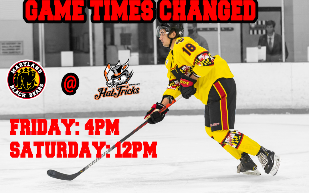Game Times for Danbury Series Changed