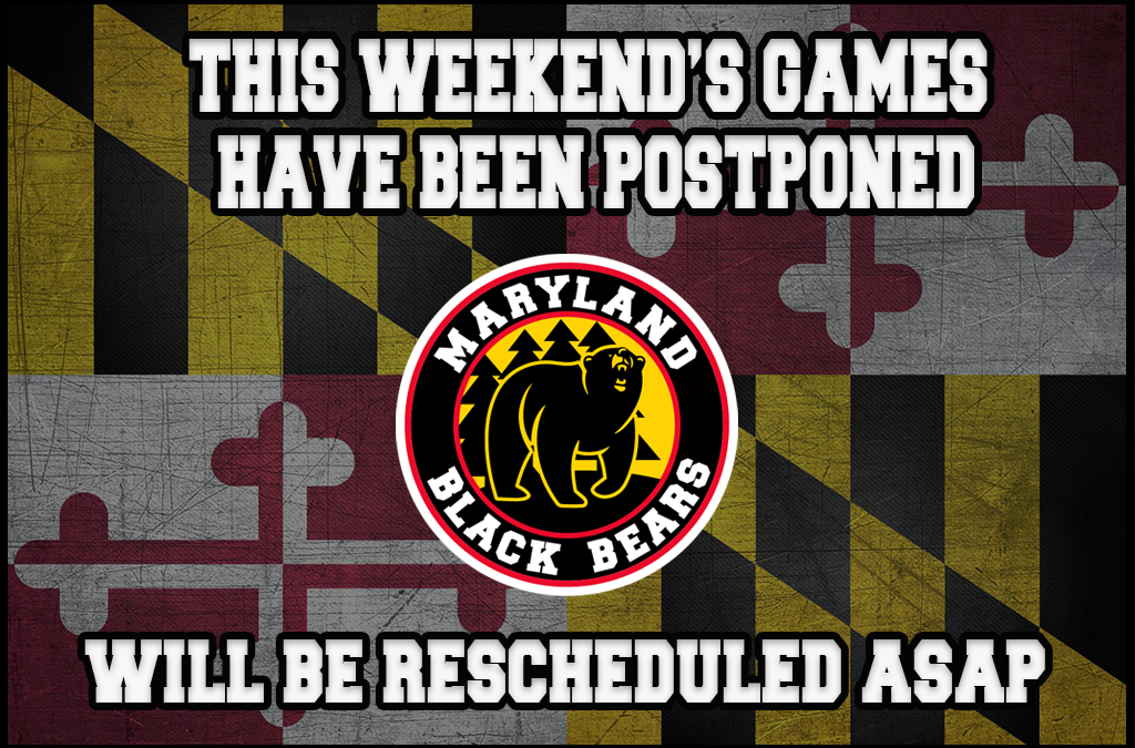 This Weekend’s Games Have Been Postponed