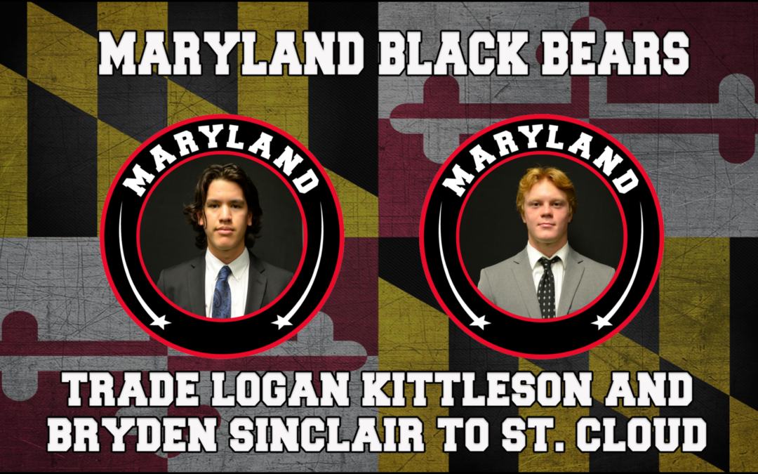 Black Bears Trade Sinclair and Kittleson to St. Cloud