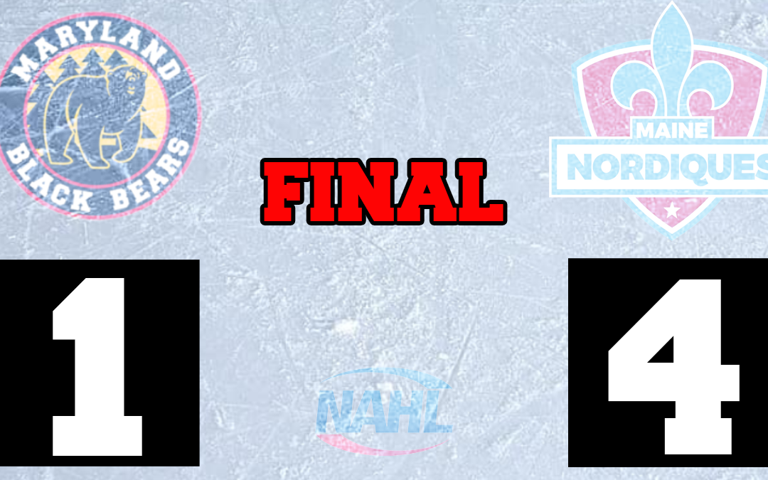 Nordiques Best Black Bears 4-1