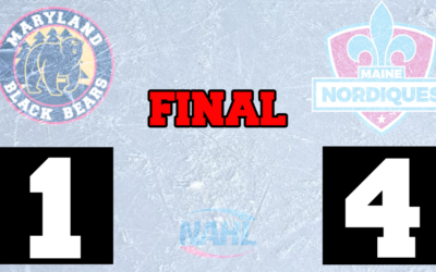 Nordiques Best Black Bears 4-1