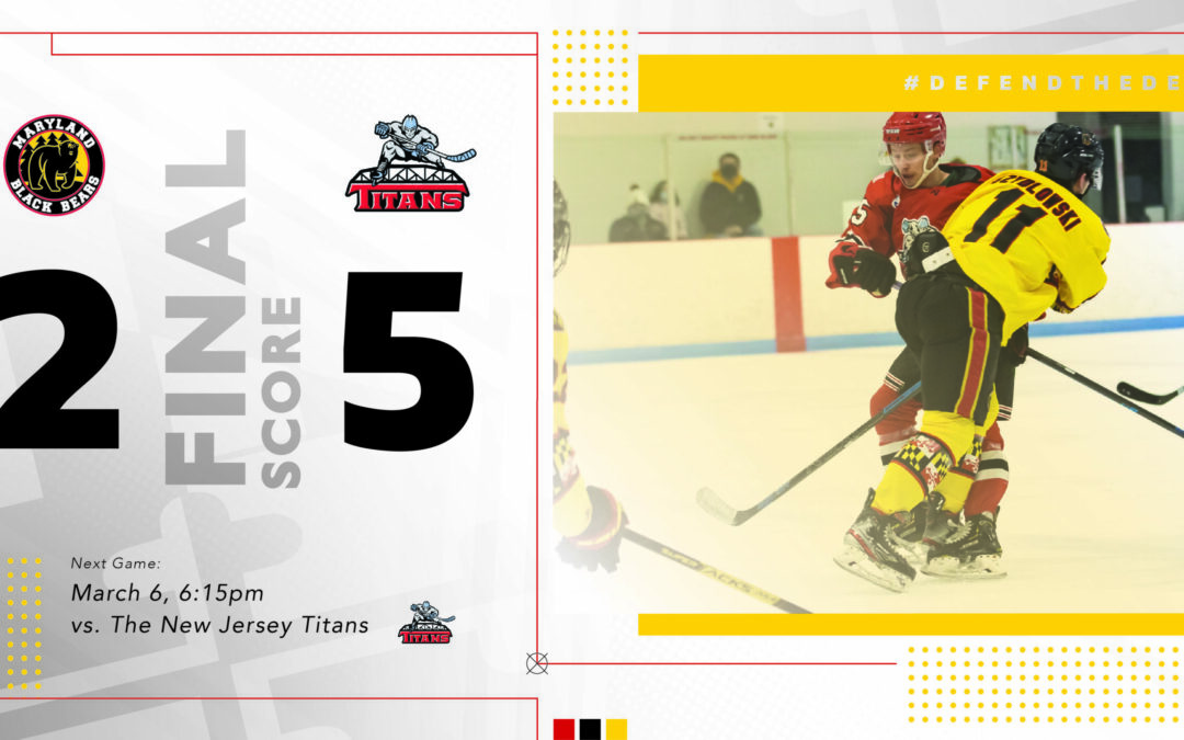 Titans Down Black Bears 5-2
