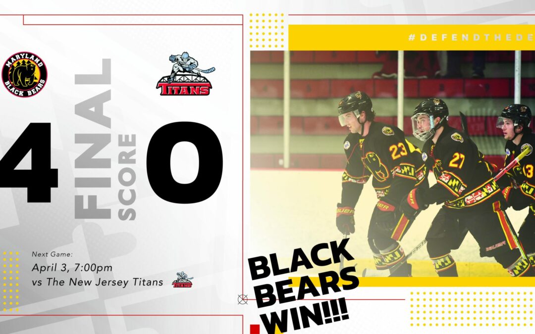 Kollen Records Shutout As Black Bears Slay Titans