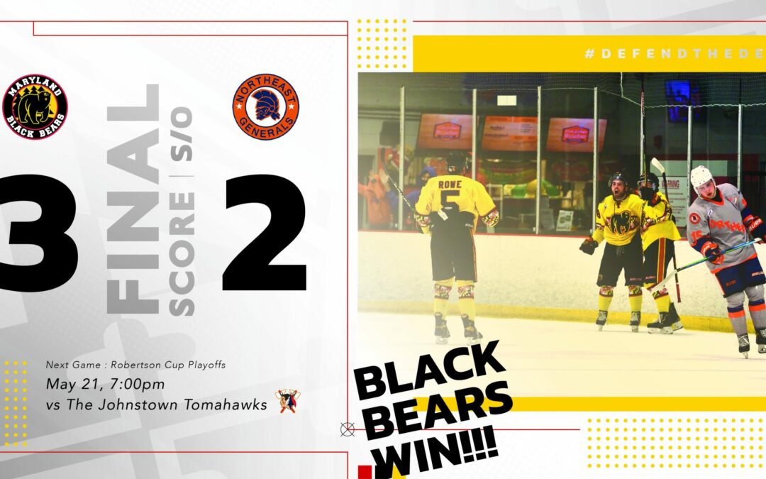 Black Bears Cap Off Regular Season With Shootout Win Over Generals
