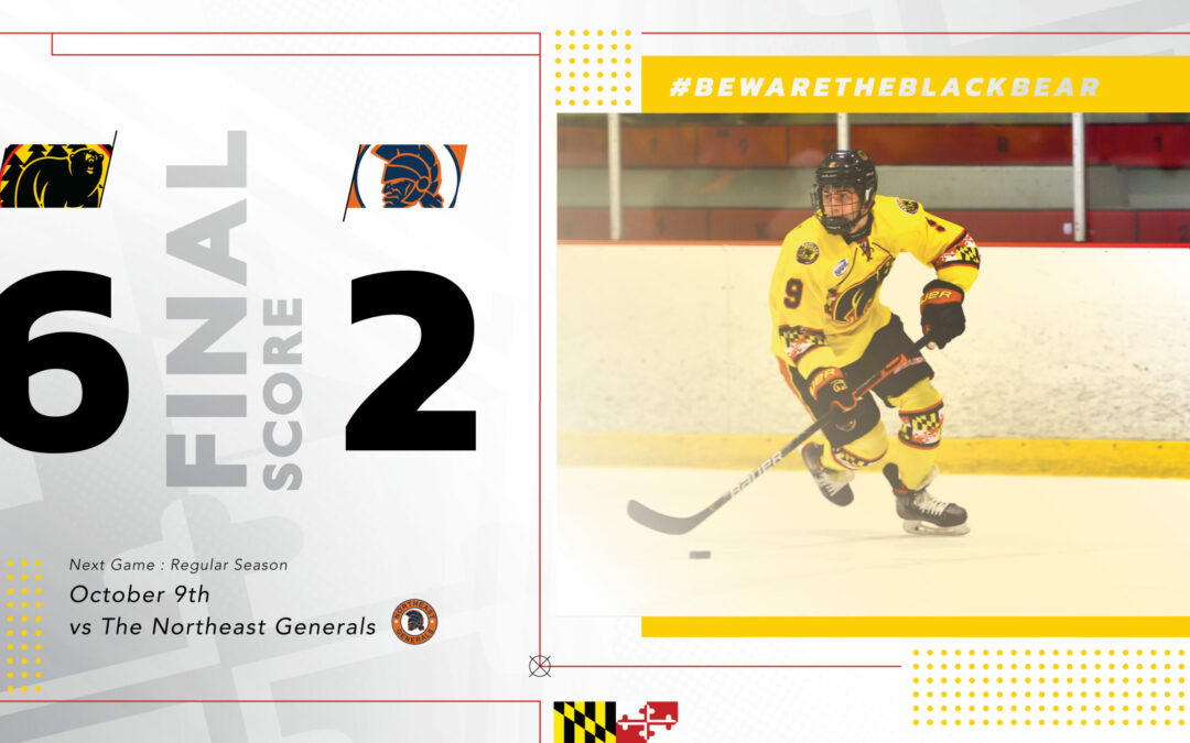 Black Bears Conquers Generals In 6-2 Win