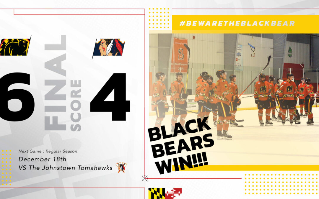 Black Bears Use Strong Second Period To Chop Tomahawks