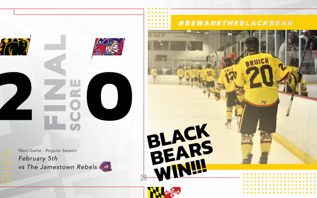 Rebels Silenced in 2-0 Black Bears’ Win