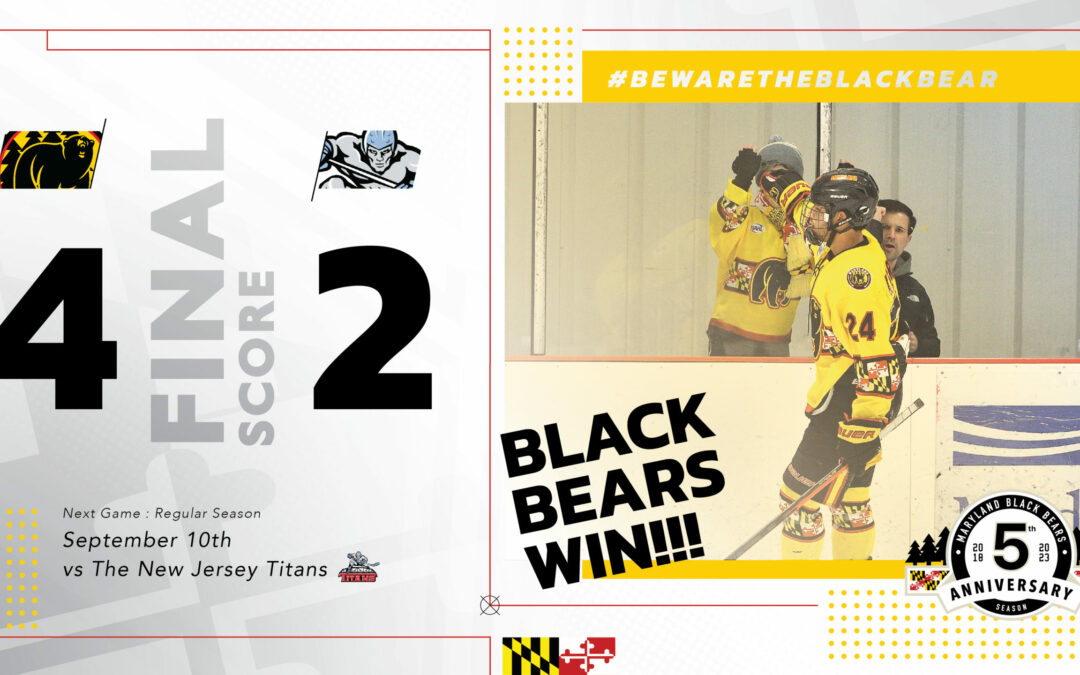 Black Bears Top Defending Champion Titans in 4-2 Win