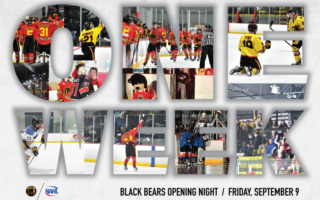 7 Day countdown to the season’s puck drop!