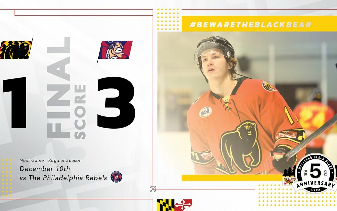 Rebels Top Black Bears 3-1