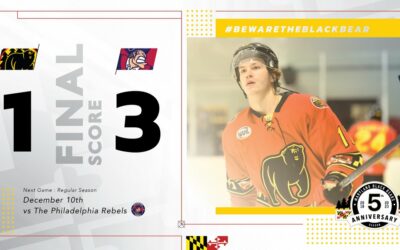 Rebels Top Black Bears 3-1