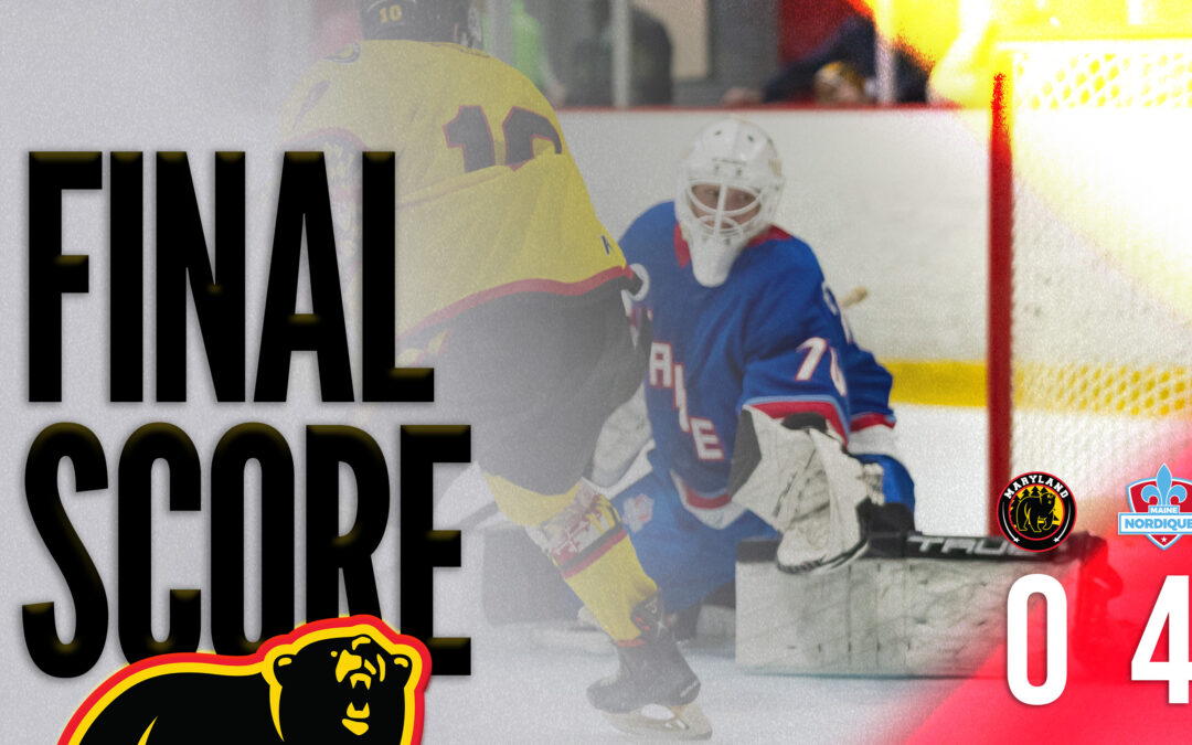 Black Bears Shutout by Nordiques