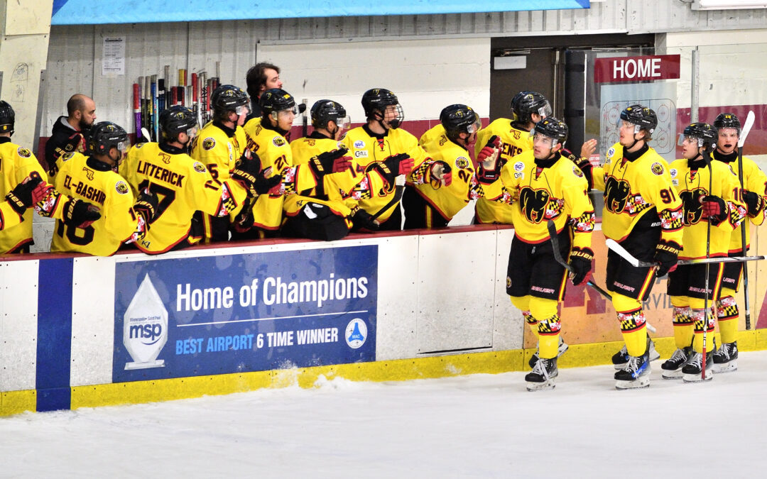 Maryland take off in Elmira for the weekend sweep!