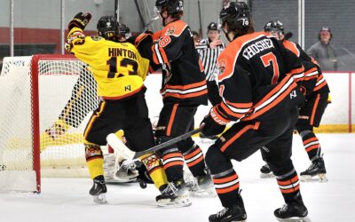 Black Bears Have Record Night in 9-2 Win Over Hat Tricks