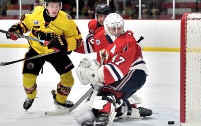 Black Bears Battle Back to Sweep Tomahawks